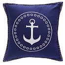 Купить Набор подушек с наполнителем Marine Business Santorini 53730 400x400мм 2шт из синего хлопка 7ft.ru в интернет магазине Семь Футов