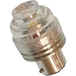 Goldenship GS10273 BAY15D 360º 12/24V 2W Светодиодная лампа Серебристый Grey