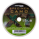 Drennan LCSCXT215 Specimen XT 250 m Карповая Ловля Бесцветный Camo 0.330 mm