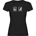 Kruskis 11502309xxlk098 Футболка с коротким рукавом Problem Solution Sail Black 30x25x2 2XL
