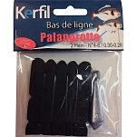 Kerfil j10366 связанный крючок 0.30-0.26 mm Black / Grey 12x10x5 8