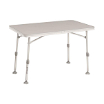 Стол складной Outwell Roblin M 530095 70x115x55-74см из алюминия с регулируемыми по высоте ножками серый