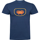 Купить Kruskis CA65500486C075 Футболка с коротким рукавом Fresh Crab Голубой Denim Blue XL 7ft.ru в интернет магазине Семь Футов