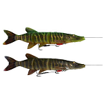 Savage gear 61789 4D Line Thru Pike Slow Sinking 250 Mm 110g Зеленый 03-Fire Tiger