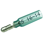 Seachoice 50-61741 16-14 Термоусадочная пуля с мужской изоляцией 25 единицы измерения Золотистый Blue 3.96 mm 