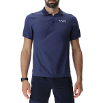 UYN O102535-K859-M Поло с короткими рукавами Skipper Голубой Blue Deep M