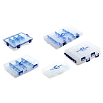 Colmic SC420 коробка для мелких деталей 95 Multi 4 Clear 9.5 x 6.5 x 2.6 cm