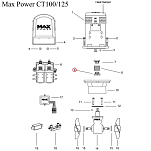 Муфта сцепления редуктора Max Power 633746 для ПУ CT100/125/HYD125