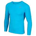 Zone3 CO18MLST107/XL Базовый слой с длинным рукавом Seamless Голубой Turquoise Blue XL