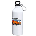 Kruskis MD4049S101K143 Hippie Van Ski 800ml Алюминиевая бутылка Бесцветный White