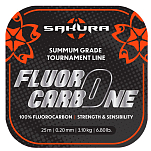 Sakura SAPLK40050.35-CL Tournament Фторуглерод 25 M Бесцветный Clear 0.350 mm 