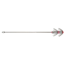 Купить ZunZun 220204 Джиг-приманка для осьминога с двойной короной 20 Mm Серый Silver 7ft.ru в интернет магазине Семь Футов