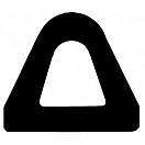 Купить Forniture nautiche italiane 6566134 EPDM 2 m Железнодорожный Black 83 x 73 mm 7ft.ru в интернет магазине Семь Футов