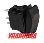 Переключатель двухпозиционный ON-OFF 12 В/20А 5Р с подсветкой (упаковка из 100 шт.) AES.Co 4620136055109_pkg_100