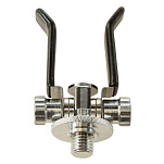 Virux BXSR Adjustable Rubberised Support Серебристый Silver