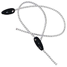 Купить Plastimo 408103 60 cm Самоблокирующийся ударный шнур Серебристый White / Black 8 mm  7ft.ru в интернет магазине Семь Футов
