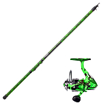 Garbolino GOTRJ8078380-5R1+GOTRJ7080101FD Комбо Болоньезе Jungle Trout RC+Jungle FD 1000 Camo 3.80 m
