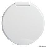 Простая крышка для душа Classic Evo белого цвета круглая, Osculati 15.900.15