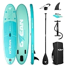 Купить Ozean 51001-lg Надувной комплект для падлбординга Siren 305 Green / Turquoise / White 85x36x28 305 cm 7ft.ru в интернет магазине Семь Футов
