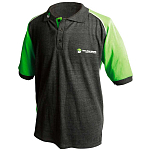 Maver 160913XL Поло с короткими рукавами Team Set Evo Зеленый Black / Green 3XL