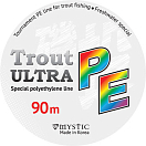 Купить Плетенка для ультралайта Trout ULTRA 90 (MTU диаметр/прочность 0,09/3,8) MTU90 7ft.ru в интернет магазине Семь Футов