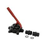 Трюмная ручная помпа SeaFlo SFDHP-G720-02 19,975л/мин 295x136x79мм патрубок Ø38мм мембранная с пластиковой ручкой