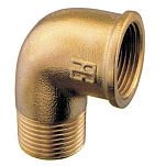 Guidi GUI92-3/8 Мужской женский 90° Локтевой соединитель Золотистый Bronze 3/8´´