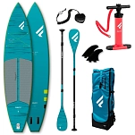 Fanatic 13210-1762-116x31 Надувной комплект для падлбординга Ray Air Pocket C35 11´6´´ Blue / Grey 97x39x13 350.5 cm