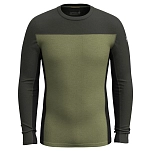 Smartwool SW002570P111.XL Базовый слой с длинным рукавом Classic Thermal Merino Colorblock Crew Winter Moss / North Woods XL