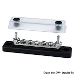 Heavy-Duty bus bar with cover, 14.307.05