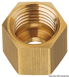 Латунная гайка для медной трубы диаметром 8 мм резьба M14 x 1.5F, Osculati 50.013.98