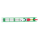 Купить Lineaeffe 7823010/18 Fluorocarbon Multipurpose Rig Крюк Зеленый Green 18  7ft.ru в интернет магазине Семь Футов