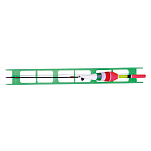 Lineaeffe 7823010/18 Fluorocarbon Multipurpose Rig Крюк Зеленый Green 18 