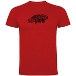 Kruskis CA65500560K205 Футболка с коротким рукавом Grouper Tribal Красный Red 2XL