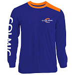 Colmic ABT0180 Футболка с длинным рукавом Logo Голубой Blue / Orange XS