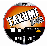 Asari LAPT10014 Takumi PE 10x100 M Линия Серый  Grey 0.140 mm 