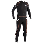 Ixon 630070008-2XL Набор базовых слоев Race Body Черный Black 2XL