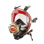 Полнолицевая маска для загрязненной воды со 2-ой ступенью регулятора Oceanreef Iron OR025021 M/L красный