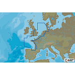 C-map M-EW-D227-MS North-West European Coasts-4D Визитная Карточка Multicolour