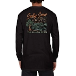 Salty crew 20135007E-BLK-L Футболка с длинным рукавом Western waves classic Black L