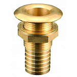 Forniture nautiche italiane 1818472 20 mm Соединение шланга из латуни через корпус Золотистый Bronze 1/2´´ 