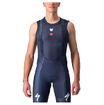 Castelli 4232096424-M Безрукавная базовая футболка Pro Mesh Голубой Belgian Blue M