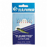 Flashmer FLF8 Fleurettes Friture Рыболовное Перо Серебристый Silver 8 
