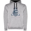 Купить Kruskis SU1067035802C051 Толстовка с капюшоном Ship Two-Colour Серый Heather Grey / Black L 7ft.ru в интернет магазине Семь Футов