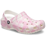 Crocs 210008-6wy-c8 Деревянные башмаки Classic Duke Print Pink Tweed 35x25x15 EU 24
