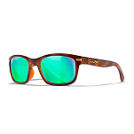 Wiley x AC6HLX07-UNIT поляризованные солнцезащитные очки Helix Green Mirror / Amber / Gloss Demi