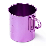 Gsi outdoors 43218 414ml Кружка Bugaboo Серебристый Purple