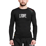 Leone1947 ABX808/01/XXL Компрессионная рубашка Flag Черный Black 2XL