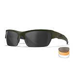 Wiley x R-143607243-CHVAL06G поляризованные солнцезащитные очки Valor 2.5 отремонтированы Grey / Clear / Light Rust / Matte Grey Cat3