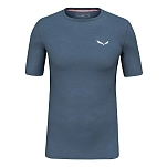 Salewa 00-0000028207-8670-52/XL Базовый слой с коротким рукавом Cristallo Warm Dark Denim XL